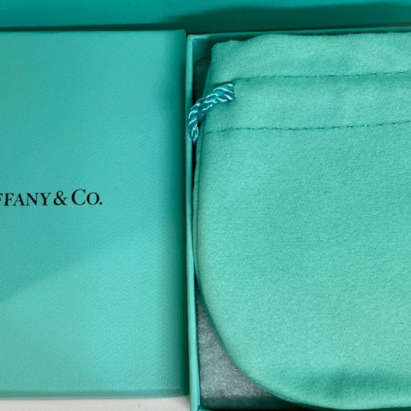 Tiffany & co 8mm hardware ball earring studs 925 silver with box MSRP $325 - Picture 6 of 6